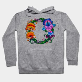 Colorful Flowers Hoodie